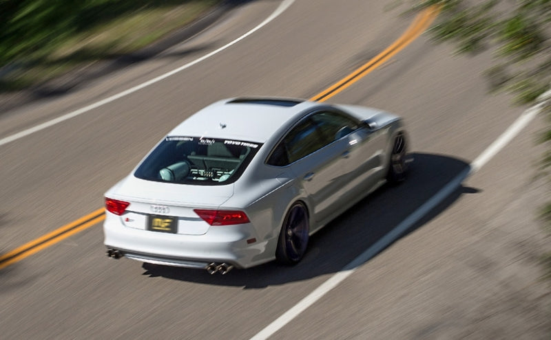MagnaFlow Sys C/B 12-15 Audi A6 / A7 3.0L V6 SS 2.5in Dual Split Rear Ext 4in Tips - 19159