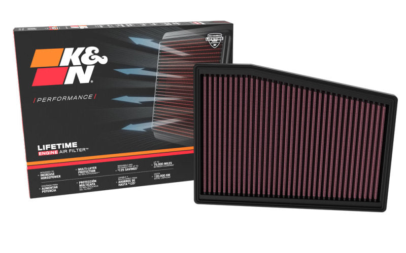 K&N 22-23 Cadillac CT5 V8-6.4L Replacement Air Filter - 33-5128