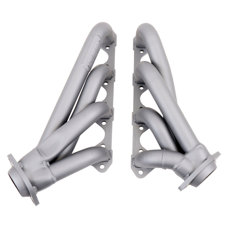 BBK 79-93 Mustang 351 Swap Shorty Unequal Length Exhaust Headers - 1-5/8 Titanium Ceramic - 1511