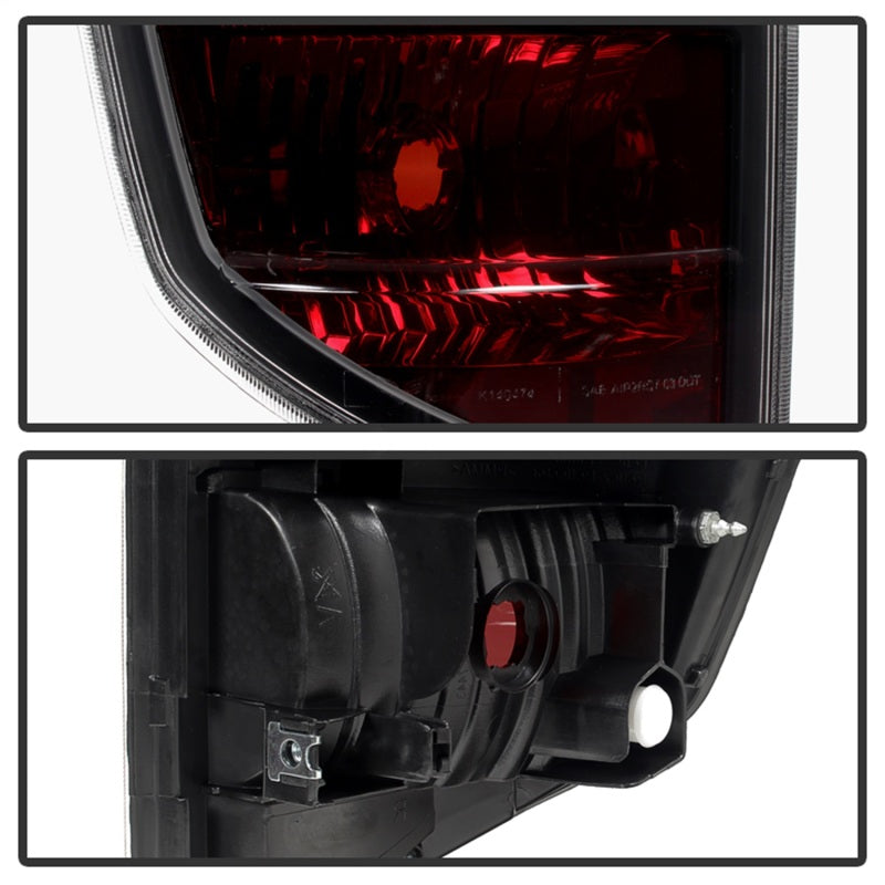 Clearance - Xtune Honda Ridgeline Pickup 06-08 OEM Style Tail Lights Red Smoked ALT-JH-HRID06-OE-RSM - SPY9033193