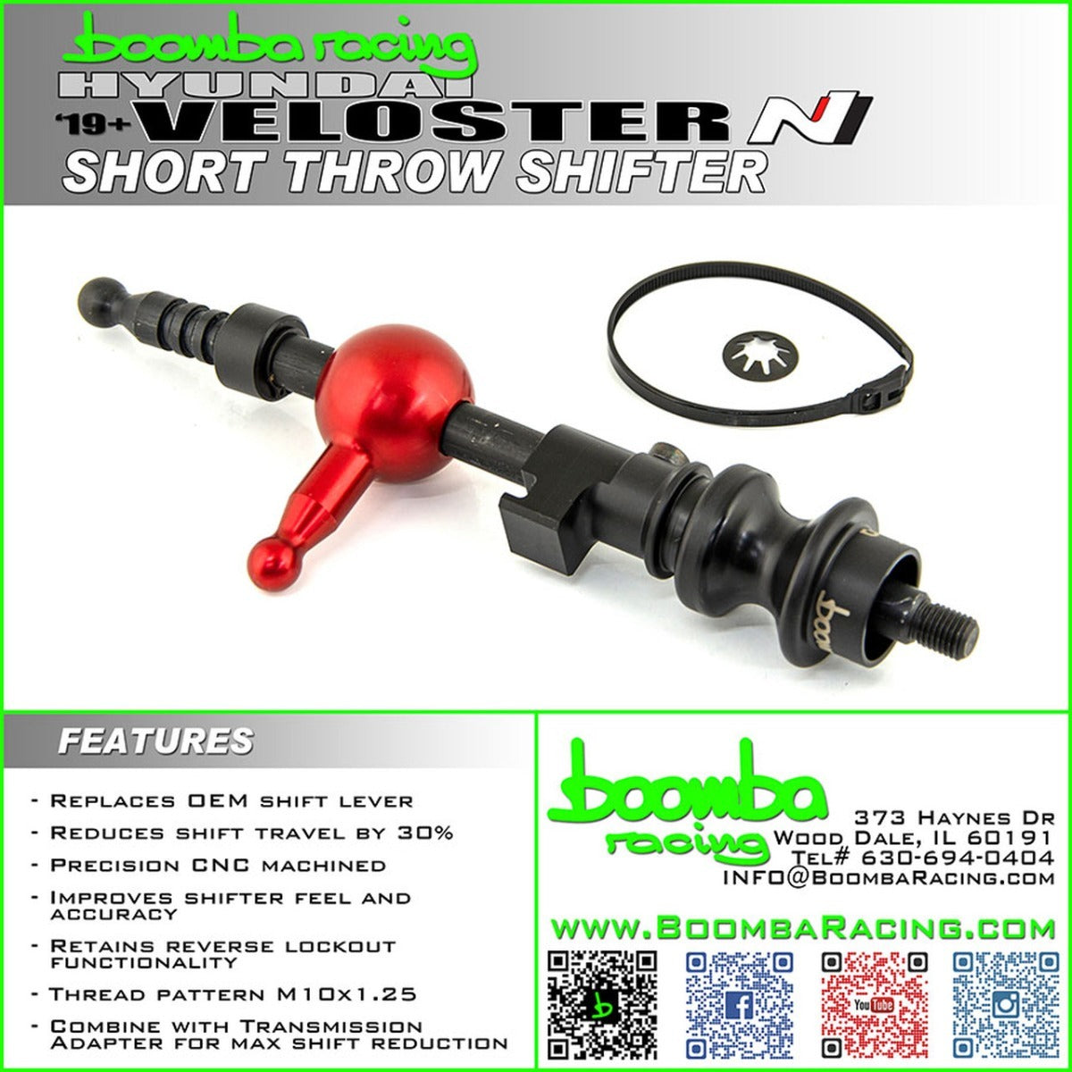Clearance - Boomba Racing VELOSTER N SHORT THROW SHIFTER