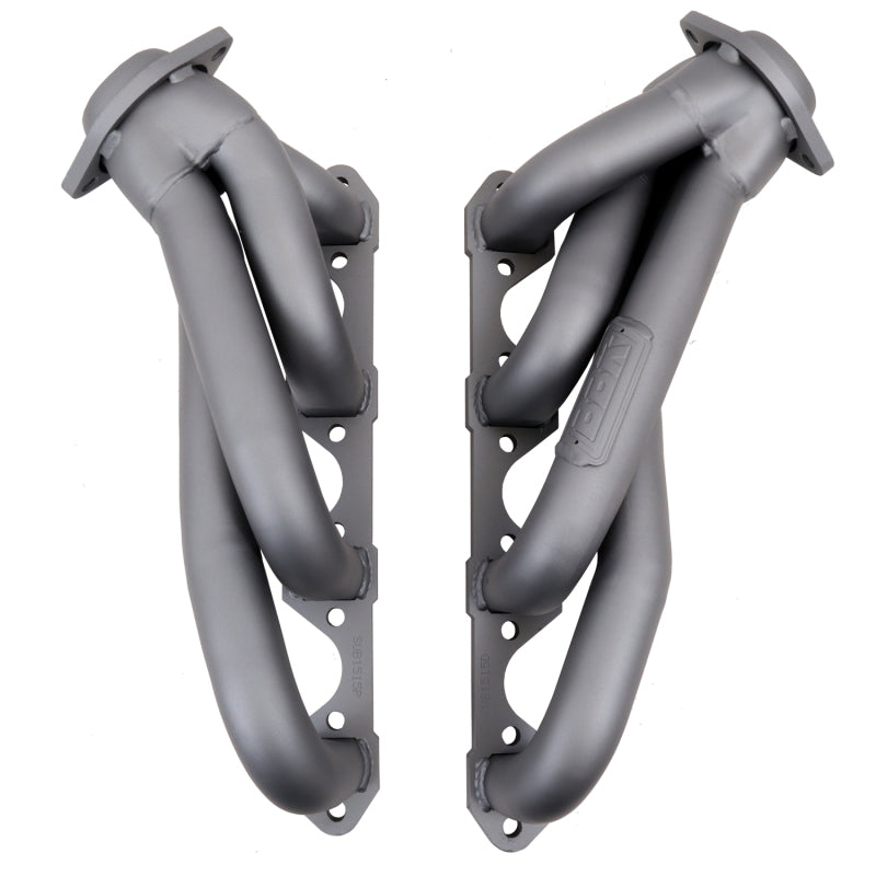 BBK 79-93 Mustang 5.0 Shorty Unequal Length Exhaust Headers - 1-5/8 Titanium Ceramic - 1515