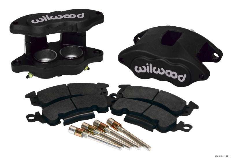 Wilwood D52 Front Caliper Kit - Gray Type III Ano 2.00 / 2.00in Piston 1.04in Rotor - 140-11291