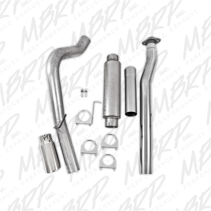 MBRP 11-13 Ford F-150 3.5L V6 EcoBoost 4in Cat Back Single Side Alum Exhaust System - S5248AL