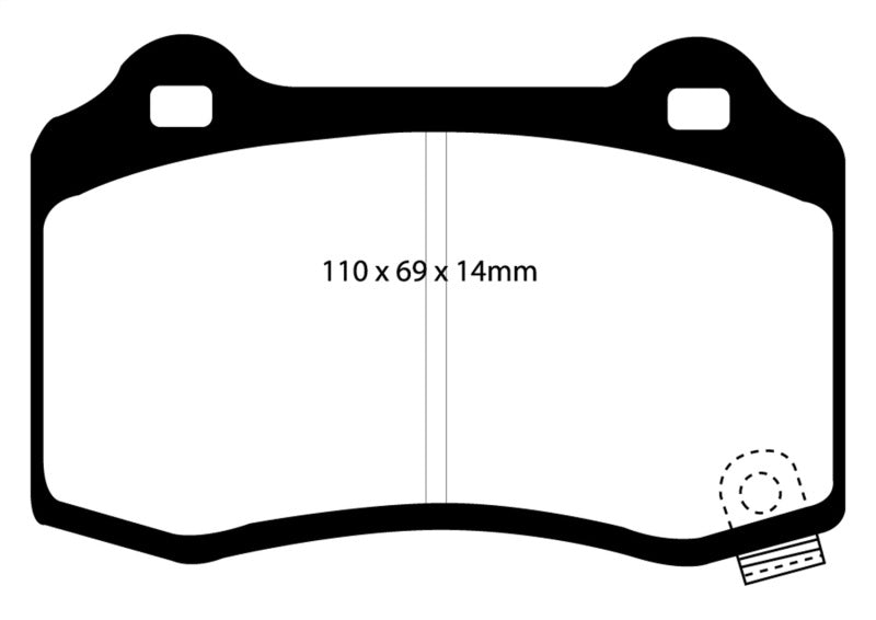 EBC Redstuff Rear Brake Pads DP31788C