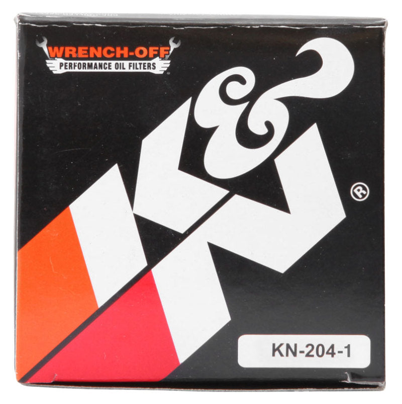 K&N Honda / Kawasaki / Arctic Cat / Suzuki / Triumph / Yamaha 2.594in OD x 2.813in H Oil Filter - KN-204-1