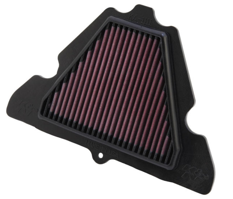 K&amp;N 11-13 Kawasaki Z1000 1000/ ZX1000 Ninja / 11-12 Z1000 SX / 12 Versys 1000 Replacement Air Filter - KA-1111