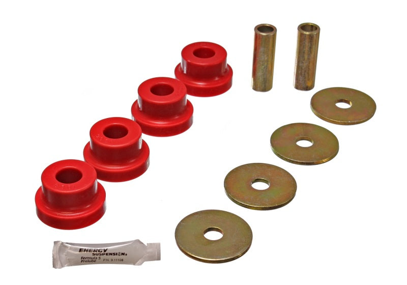 Energy Suspension 70-78 Nissan 240Z/260Z/280Z Red Differential Carrier (Mustache Bar) Bushings - 7.1102R for 1970-1973 Nissan