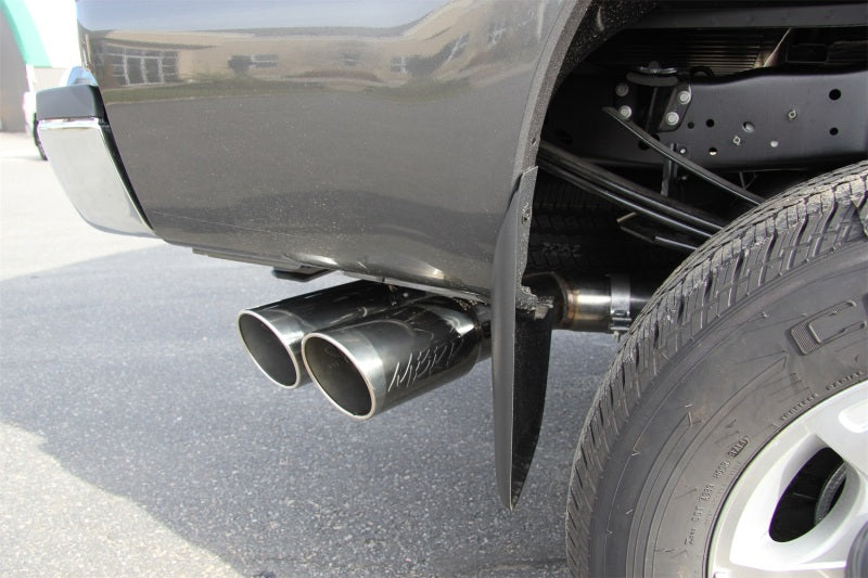 MBRP 2015 Ford F250/350/450 6.7L 4in Filter Back Dual Single Side Exit 5in Tips T409 Exhaust - S6288409