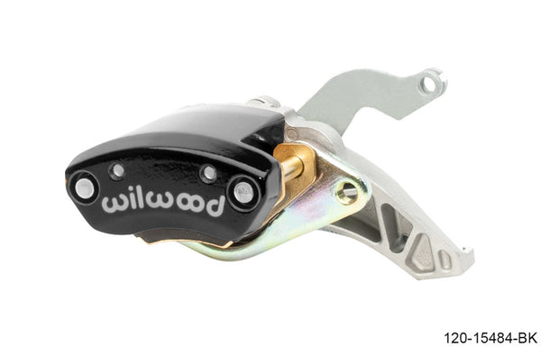Wilwood Caliper - MC4 Mechanical Right Hand - Black 1.19in Piston 1.10in Rotor - Black - 120-15484-BK by Wilwood