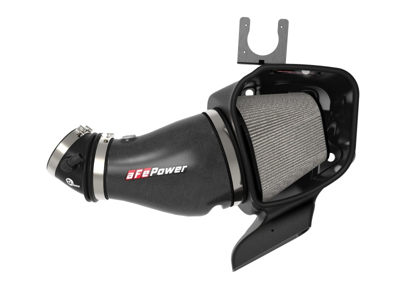 aFe Track Series Carbon Fiber Pro Dry S AIS - 19-20 Jeep Grand Cherokee Trackhawk 6.2L - 57-10009D