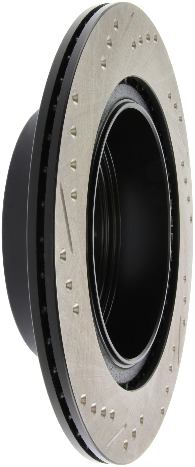 StopTech 06-07 350Z / 05-07 G35 / 06-07 G35X SportStop Slotted &amp; Drilled Rear Left Rotor - 127.42088L