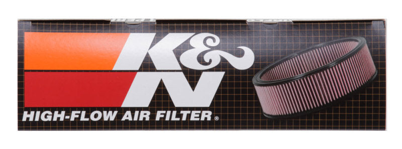 K&N Replacement Drop In Air Filter - 14in OD / 12in ID / 4in H w/ Wire - E-3750