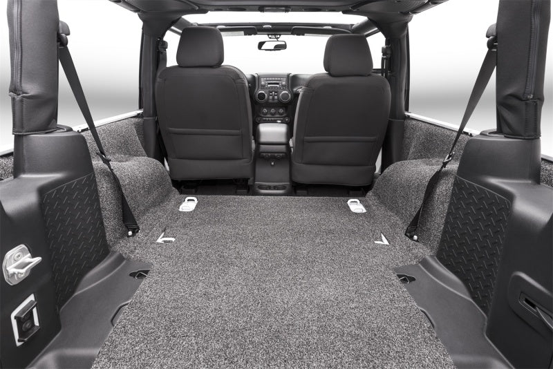 BedRug 07-10 Jeep JK 2Dr Rear 5pc Cargo Kit (Incl Tailgate &amp; Tub Liner)