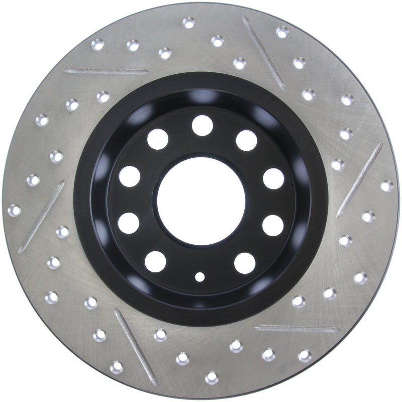 StopTech Slotted &amp; Drilled Sport Brake Rotor - 127.33131R