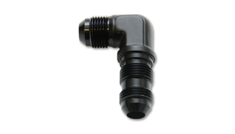 Vibrant -10AN Bulkhead Adapter 90 Degree Elbow Fitting - Anodized Black Only - 10612