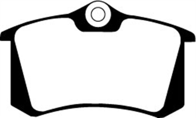 EBC 10-13 Audi A3 2.0 TD Redstuff Rear Brake Pads - DP3680C