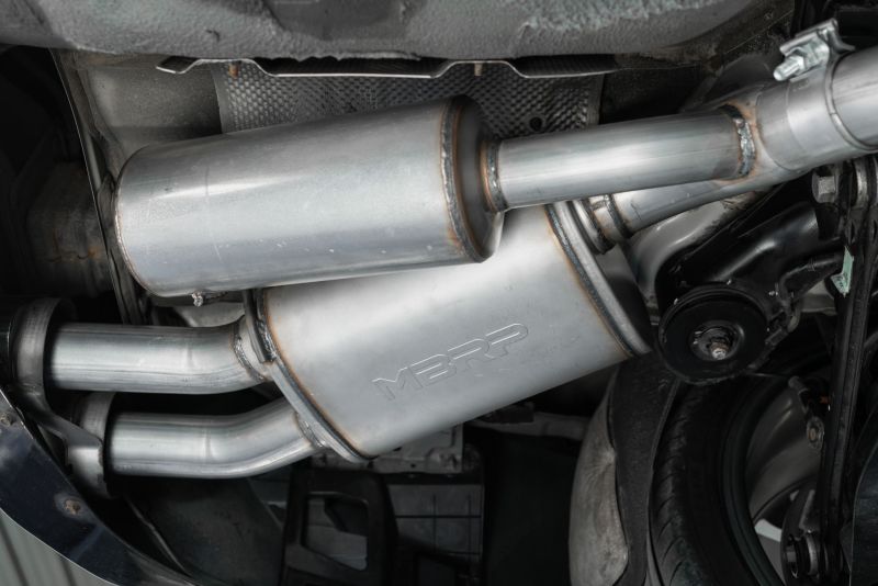 MBRP 2018+ Kia Stinger 3.3L RWD/AWD 2.5in Cat Back Dual Rear Exit w/o Tips - S4704AL