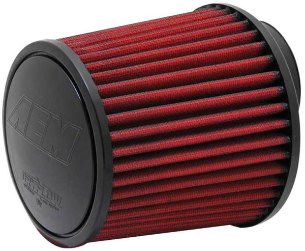 AEM Dryflow Air FIlter Conical 5.5in Base OD x 4.75in Top OD x 5in Height - 21-203DOSK by AEM Induction - front view