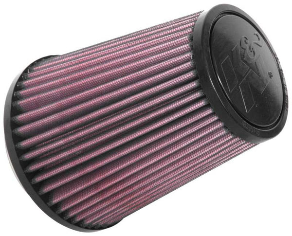 K&N Universal Tapered Filter 3.125in Flange ID x 5in Base OD x 3.5in Top OD x 6in Height - RU-3250 by K&N Engineering - front
