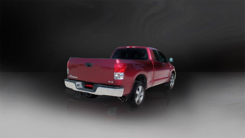 Corsa 11-14 Toyota Tundra Double Cab/Crew Max 5.7L V8 Black Sport Cat-Back Exhaust - 14916BLK
