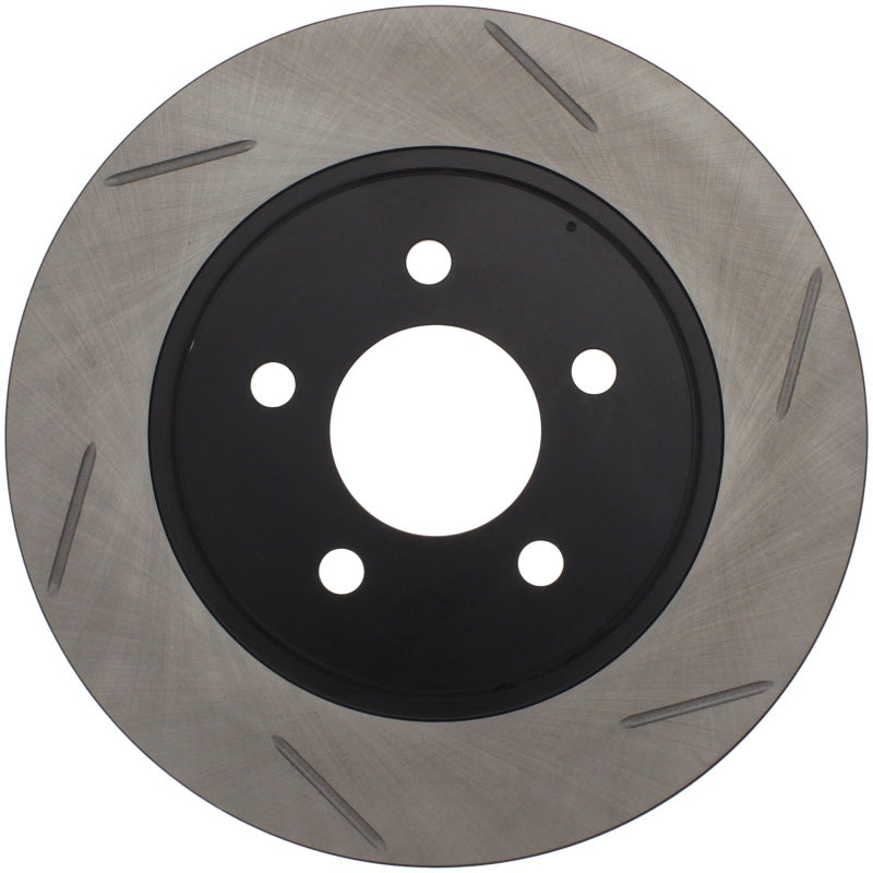 StopTech Power Slot 05-10 Mustang V6/4.0L / GT V8-4.6L Rear Left Slotted Rotor - 126.61087SL