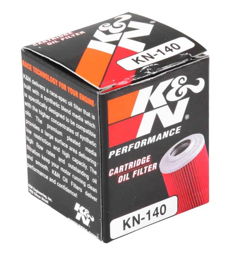 K&amp;N Yamaha / Fantic Caballero / Husqvarna 1.5in OD x 1.813inH Oil Filter - KN-140