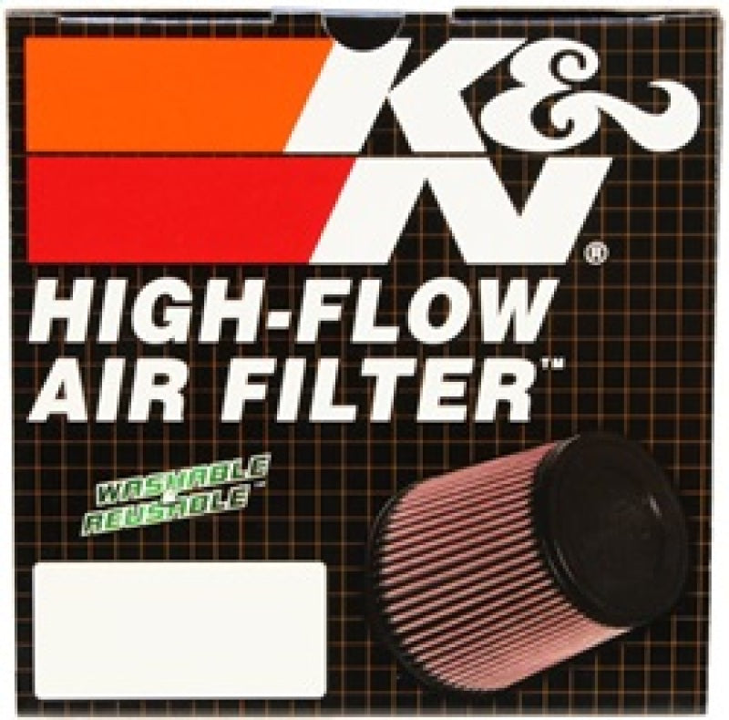 K&N Universal Rubber Filter-Round Tapered 3in Flange ID x 6in Base OD x 6in Top OD x 5in H - RU-5176