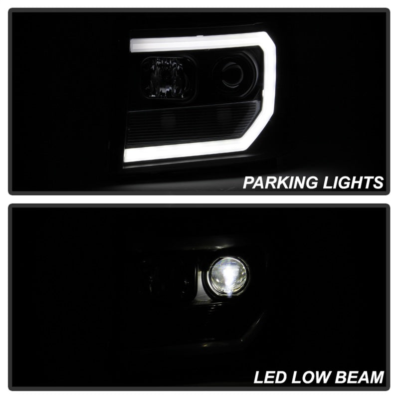 Spyder GMC Sierra 1500/2500/3500 07-13 Denali 08-13 LED Headlights Blk PRO-YD-GS07V2PL-BK - 5087522