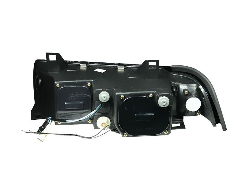 ANZO 1992-1998 BMW 3 Series E36 Projector Headlights w/ Halo Black (CCFL) G2 - 121011