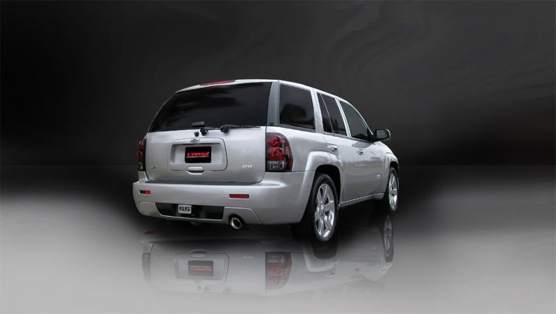 Corsa 06-08 Chevrolet Trailblazer SS 6.0L V8 Polished Sport Cat-Back Exhaust - 14256