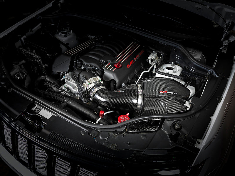 aFe Momentum Carbon Fiber CAIS w/ Pro Dry S Filter 12-19 Jeep Grand Cherokee SRT8 (WK2) V8-6.4L - 58-10001D