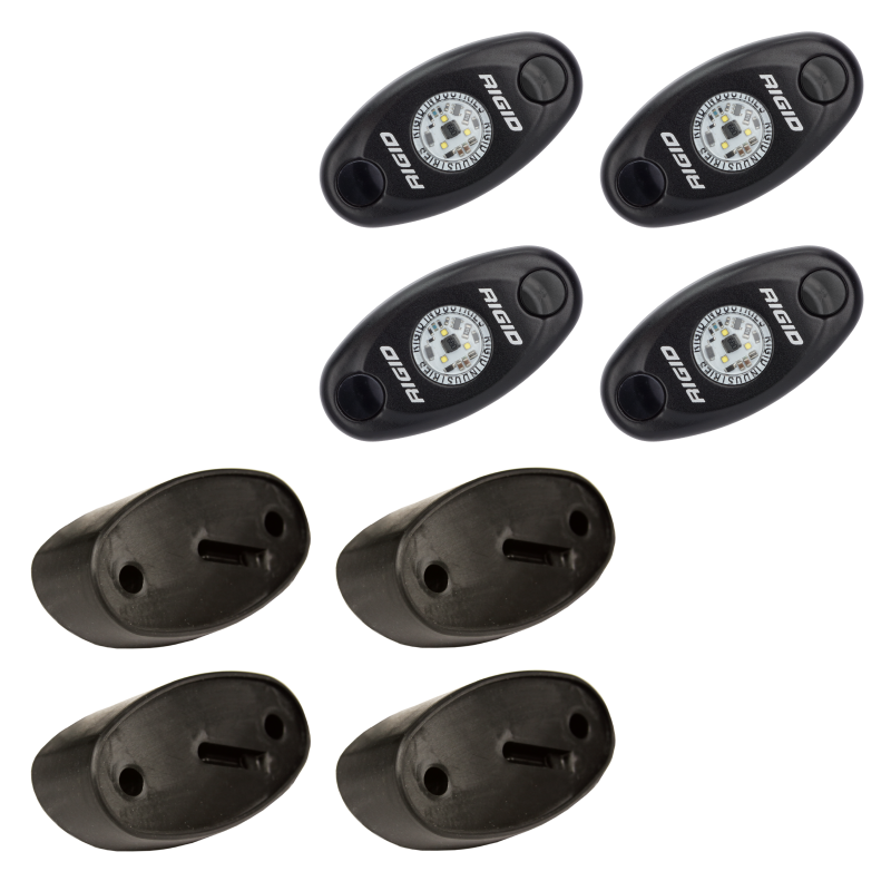 Rigid Industries Rock Light Kit- Cool White (4 lights) - 400203 by Rigid Industries - alternate view