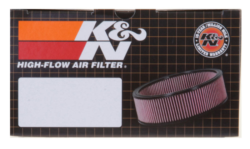 K&N Kawasaki VN1500 Vulcan 4.5in ID x 5.625in OD x 2in H Replacement Air Filter - KA-1596 for 1996-2008 Kawasaki VN1500E Vulc