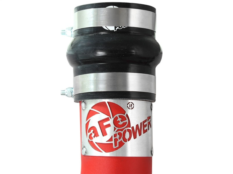 aFe Bladerunner Intercooler Tubes Hot &amp; Cold Side 3.5in 94-02 Dodge Diesel Trucks L6-5.9L (td) - Red - 46-20064-R