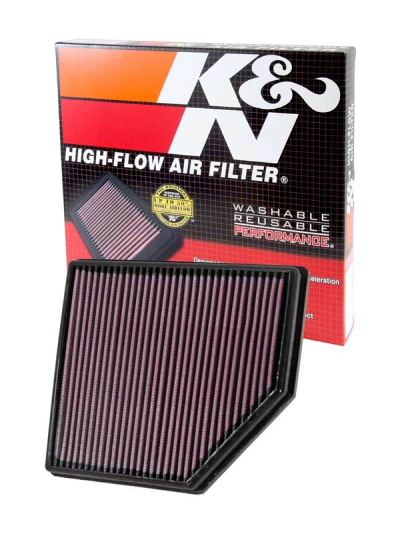 K&amp;N Replacement Air Filter VOLVO S80 3.2L L6; 2008 - 33-2418