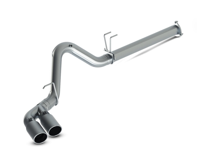 MBRP 2015 Ford F250/350/450 6.7L 4in Filter Back Dual Single Side Exit 5in Tips T409 Exhaust - S6288409