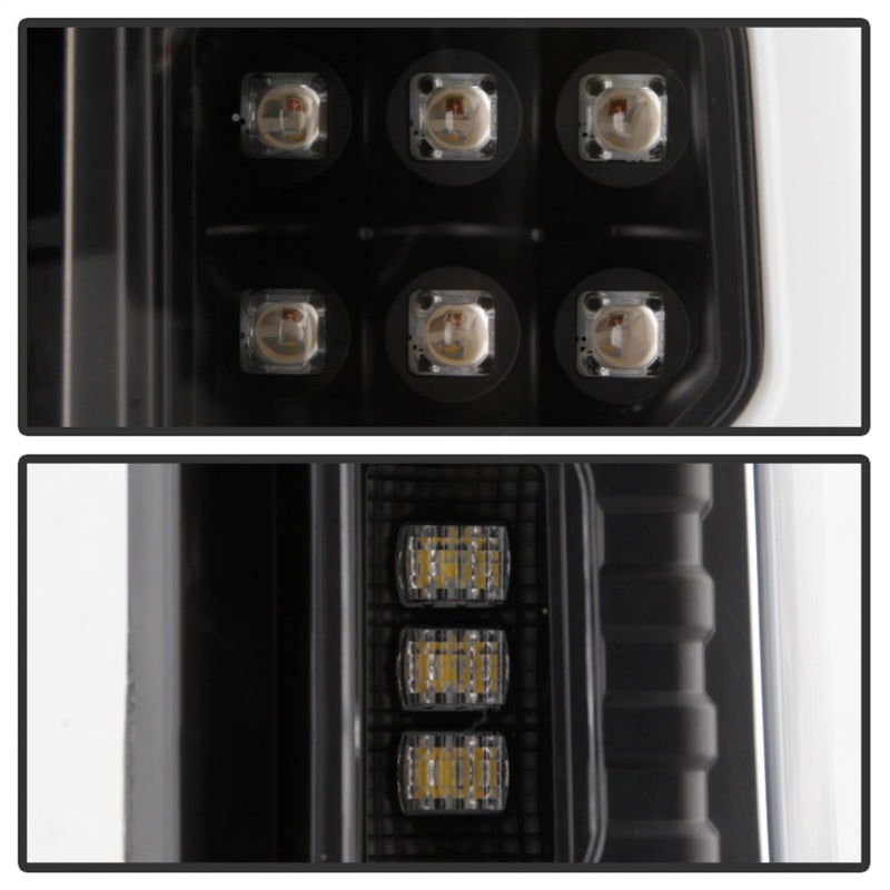 Spyder Chevy Silverado 19-20 (Do Not Fit Halogen Model) LED Tail Light Blk ALT-YD-CS19LED-BK - 5087270