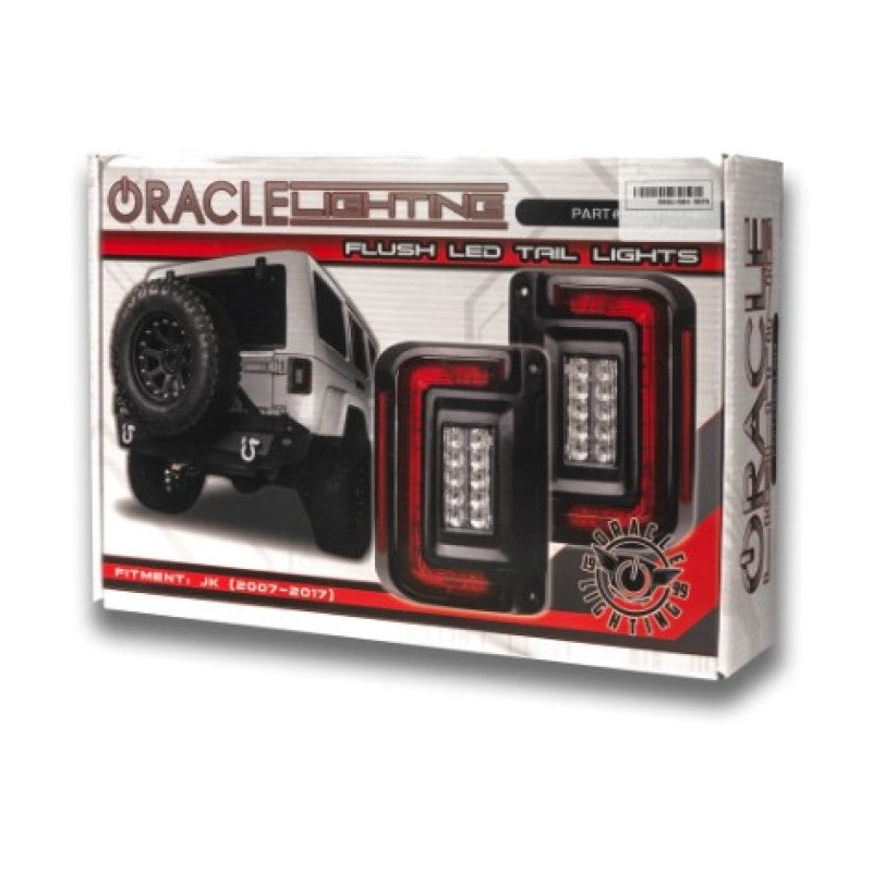 Oracle Lighting Jeep Wrangler JK Flush Mount LED Tail Lights - 5891-504