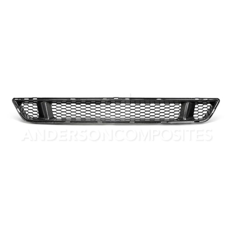 Anderson Composites 15-17 Ford Mustang Front Carbon Fiber Lower Grille - AC-LG15FDMU