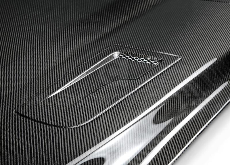 Anderson Composites 15-17 Ford Mustang (Excl. GT350/GT350R) Type-G Double Sided Hood - AC-HD15FDMU-AT-DS