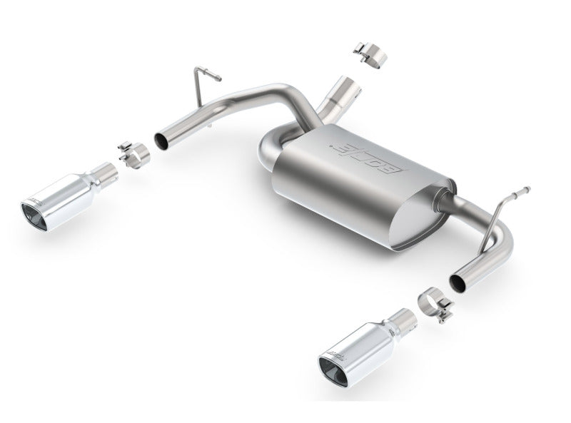 Borla 12-16 Jeep Wrangler 3.6L AT/MT 4WD Single Split Rr Exit Touring Exhaust (rear section only) - 11834