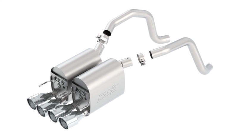 Borla 05-08 Corvette Coupe/Conv 6.0L/6.2L 8cyl 6spd RWD Touring SS Exhaust (rear section only) - 11814