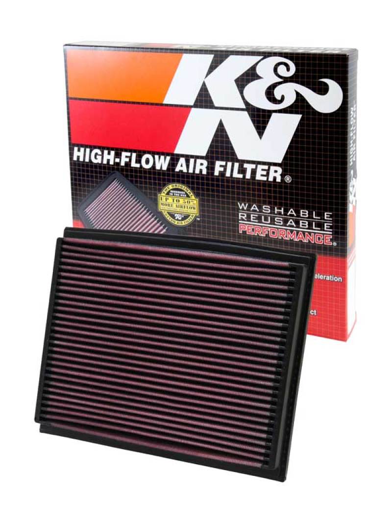 K&N 01-09 Audi A4/RS4/S4 Drop In Air Filter - 33-2209