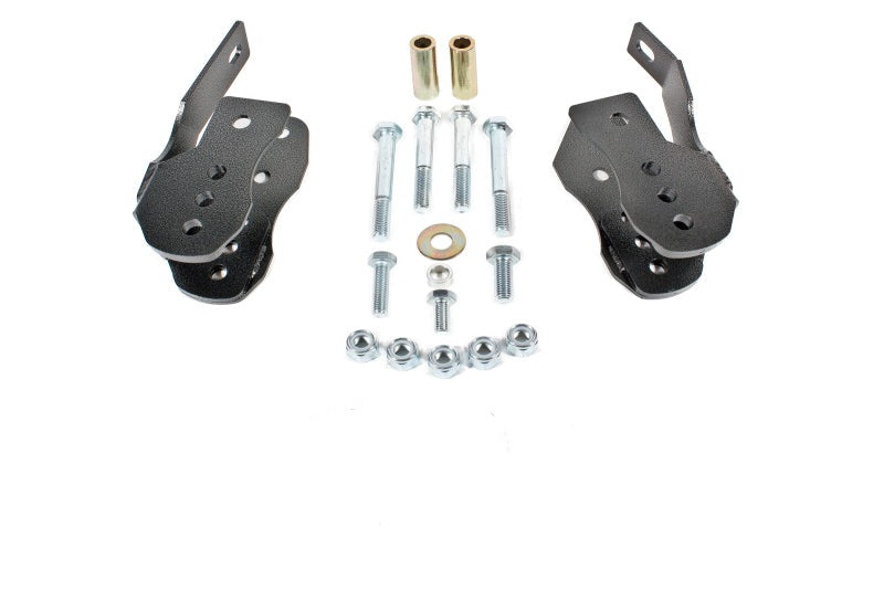 BMR 05-14 S197 Mustang Bolt-On Control Arm Relocation Brackets - Black Hammertone