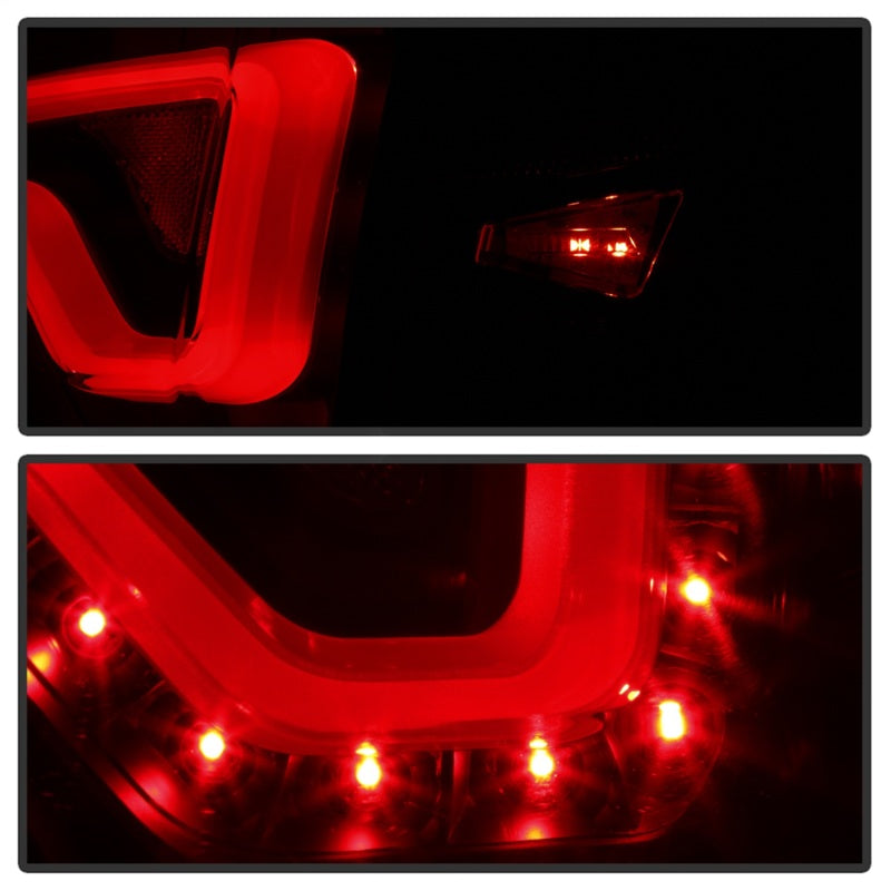 xTune 14-18 Chevy Impala (Excl 14-16 Limited) LED Tail Lights - Black Smoke (ALT-JH-CIM14-LBLED-BSM) - 9042164