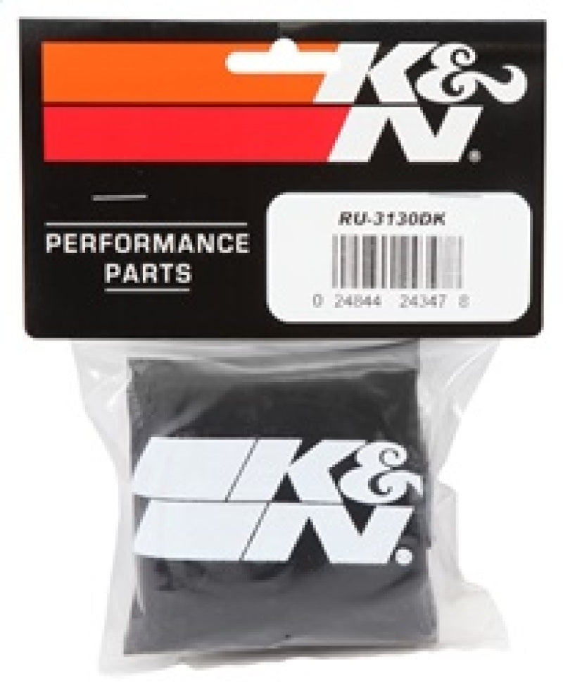 K&N Air Filter Wrap Black RU-3130 - RU-3130DK by K&N Engineering - alternate view