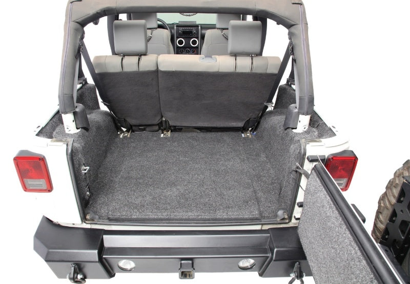 BedRug 07-10 Jeep JK 2Dr Rear 5pc Cargo Kit (Incl Tailgate &amp; Tub Liner)