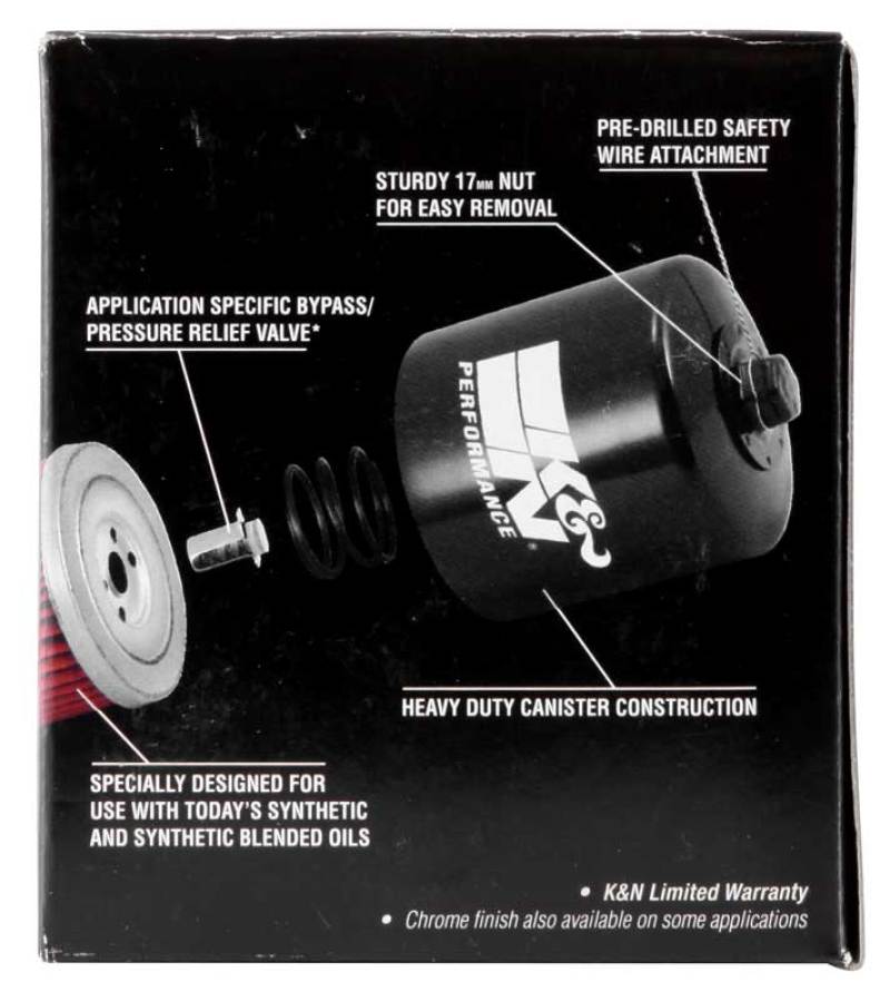 K&amp;N Ducati / Cagiva 3.063in OD x 3.344in H Oil Filter - KN-153