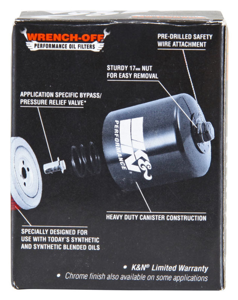 K&amp;N Piaggio 2.156in OD x 3.063in Height Oil Filter - KN-183